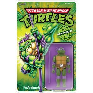 Super7 - Teenage Mutant Ninja Turtles - ReAction+ Wv1 - Donatello (TMNT)
